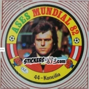 Sticker Koncilia - Ases Mundiales. España 82 n. 44 - Reyauca