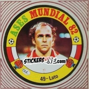 Cromo Lato - Ases Mundiales. España 82 - Reyauca