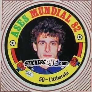 Sticker Littharski - Ases Mundiales. España 82 - Reyauca