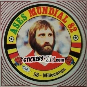 Sticker Millecamps - Ases Mundiales. España 82 n. 58 - Reyauca