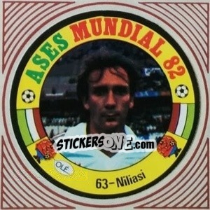 Sticker Nyliasi - Ases Mundiales. España 82 - Reyauca