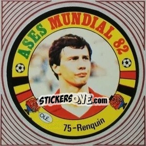 Sticker Renquin - Ases Mundiales. España 82 n. 75 - Reyauca