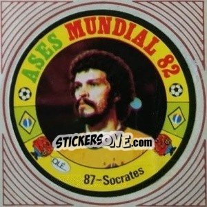 Sticker Socrates - Ases Mundiales. España 82 - Reyauca