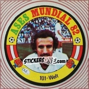 Sticker Weltz - Ases Mundiales. España 82 n. 101 - Reyauca