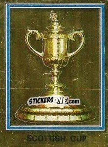 Sticker Scottish Cup - UK Football 1977-1978 - Panini