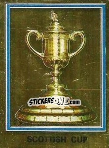 Sticker Scottish Cup - UK Football 1977-1978 n. 2 - Panini