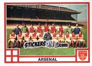 Figurina Team Photo - UK Football 1977-1978 - Panini