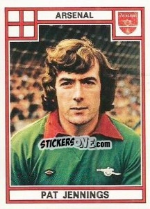 Sticker Pat Jennings - UK Football 1977-1978 n. 8 - Panini