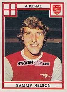 Figurina Sammy Nelson - UK Football 1977-1978 n. 9 - Panini