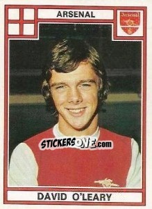 Sticker David O'Leary - UK Football 1977-1978 n. 11 - Panini