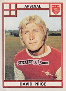 Sticker David Price - UK Football 1977-1978 n. 15 - Panini