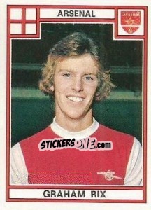 Sticker Graham  Rix - UK Football 1977-1978 n. 18 - Panini