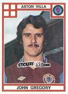 Cromo John Gregory - UK Football 1977-1978 - Panini