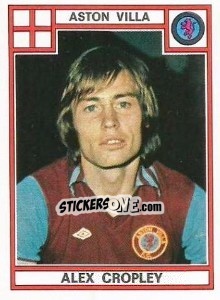 Cromo Alex Cropley - UK Football 1977-1978 - Panini