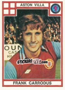 Figurina Frank Carrodus - UK Football 1977-1978 - Panini