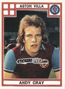 Cromo Andy Gray - UK Football 1977-1978 - Panini