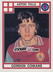 Cromo Gordon Cowans - UK Football 1977-1978 - Panini