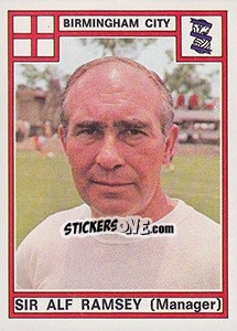 Cromo Alf Ramsey - UK Football 1977-1978 - Panini