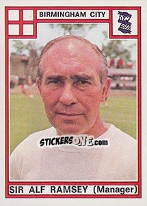 Sticker Alf Ramsey - UK Football 1977-1978 n. 41 - Panini