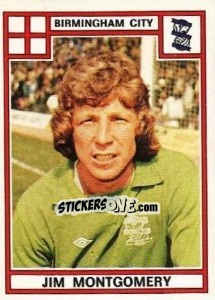 Sticker Jim Montgomery - UK Football 1977-1978 n. 42 - Panini