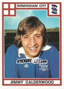 Cromo Jimmy Calderwood - UK Football 1977-1978 - Panini