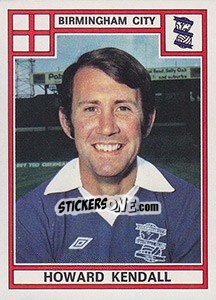 Sticker Howard Kendall - UK Football 1977-1978 n. 49 - Panini