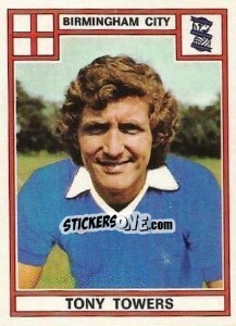 Figurina Tony Towers - UK Football 1977-1978 - Panini