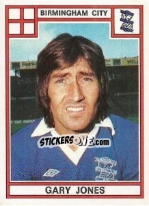 Sticker Gary Jones - UK Football 1977-1978 - Panini