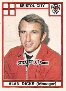 Cromo Alan Dicks - UK Football 1977-1978 - Panini