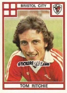 Figurina Tom Ritchie - UK Football 1977-1978 - Panini