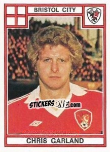 Sticker Chris Garland - UK Football 1977-1978 - Panini