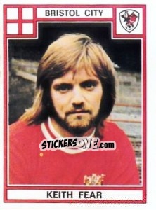 Sticker Keith Fear - UK Football 1977-1978 - Panini