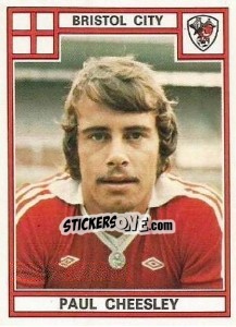 Sticker Paul Cheesley - UK Football 1977-1978 n. 72 - Panini