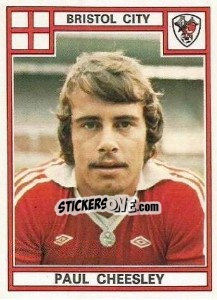 Figurina Paul Cheesley - UK Football 1977-1978 - Panini