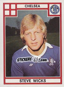 Sticker Steve Wicks - UK Football 1977-1978 n. 80 - Panini
