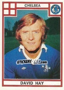 Sticker David Hay - UK Football 1977-1978 n. 82 - Panini