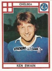Figurina Ken Swain - UK Football 1977-1978 - Panini