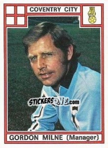 Cromo Gordon Milne - UK Football 1977-1978 n. 92 - Panini