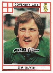 Figurina Jim Blyth - UK Football 1977-1978 - Panini