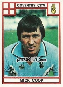 Figurina Mick Coop - UK Football 1977-1978 - Panini