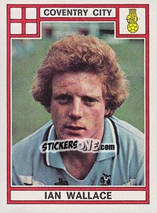 Figurina Ian Wallace - UK Football 1977-1978 - Panini