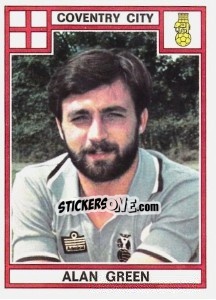 Sticker Alan Green - UK Football 1977-1978 n. 105 - Panini