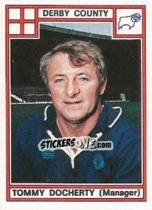 Figurina Tommy Docherty - UK Football 1977-1978 n. 109 - Panini