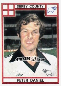 Sticker Peter Daniel - UK Football 1977-1978 - Panini