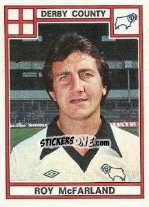 Cromo Roy McFarland - UK Football 1977-1978 - Panini