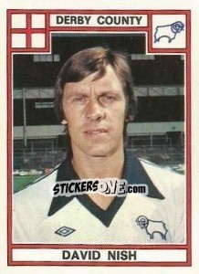 Figurina David Nish - UK Football 1977-1978 n. 115 - Panini