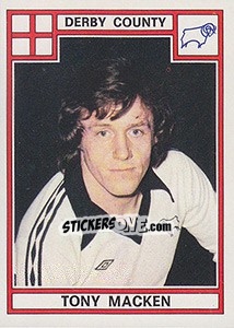 Sticker Tony Macken - UK Football 1977-1978 n. 116 - Panini