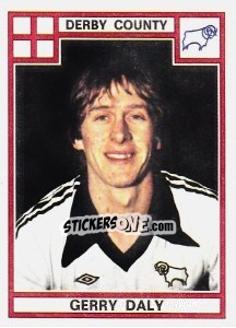 Sticker Gerry Daly - UK Football 1977-1978 n. 117 - Panini
