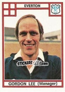 Sticker Gordon Lee - UK Football 1977-1978 n. 126 - Panini