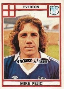 Sticker Mike Pejic - UK Football 1977-1978 - Panini